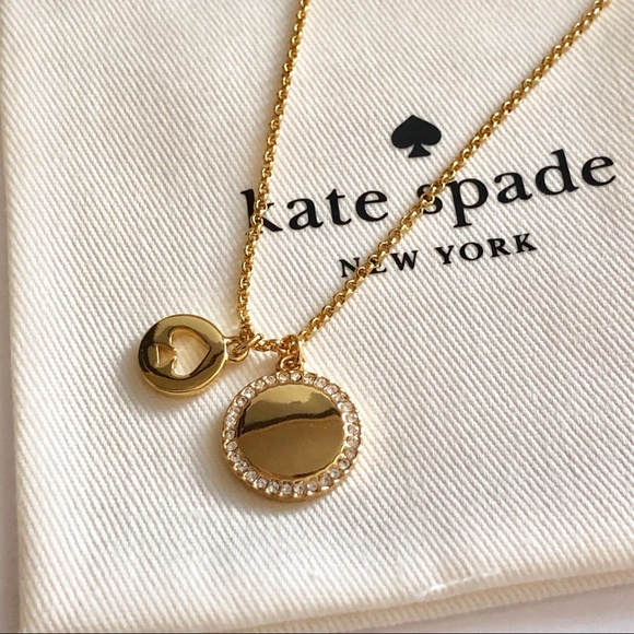 kate spade Jewelry - Kate Spade crystal charms necklace